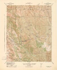 Mt. Hamilton 1942 topographic map thumbnail