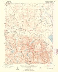 Mt. Morrison 1953 topographic map thumbnail