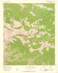 Mount San Antonio 1955 topographic map thumbnail