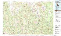 Mount Shasta 1979 topographic map thumbnail