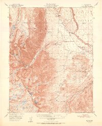 Mt. Tom 1951 topographic map thumbnail