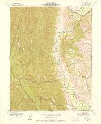 Mt. Vaca 1951 topographic map thumbnail