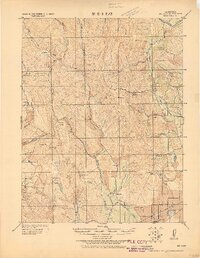 Mt. Vaca 1921 topographic map thumbnail