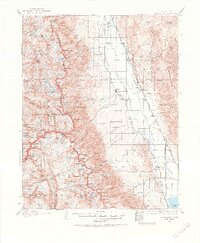 Mt. Whitney 1937 topographic map thumbnail