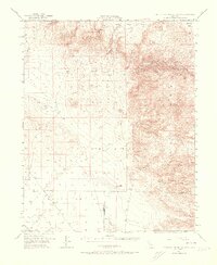 Mountain Springs Canyon 1953 topographic map thumbnail