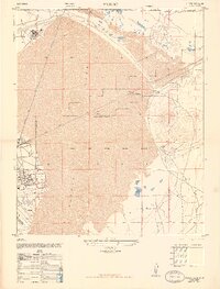 Muroc 1947 topographic map thumbnail
