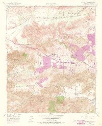 Newbury Park 1950 topographic map thumbnail