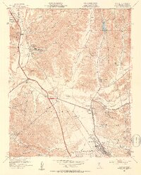 Newhall 1952 topographic map thumbnail
