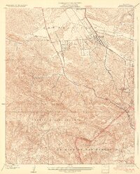 Newhall 1933 topographic map thumbnail