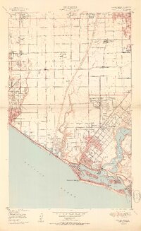 Newport Beach 1951 topographic map thumbnail