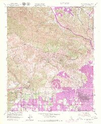 Oat Mountain 1952 topographic map preview