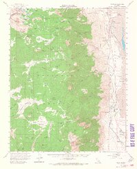 Olancha 1956 topographic map thumbnail
