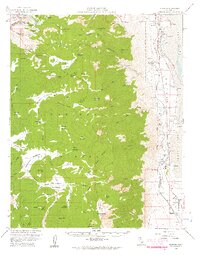 Olancha 1956 topographic map thumbnail
