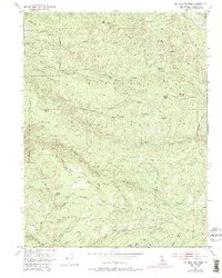 Old Iron Mountain 1951 topographic map thumbnail