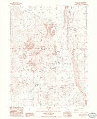 Old Station 1985 topographic map thumbnail