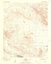 Nebo 1953 topographic map thumbnail