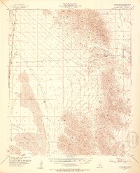 Palen Mountains 1952 topographic map thumbnail