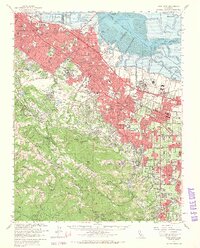 Palo Alto 1961 topographic map thumbnail