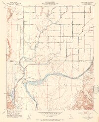 Palo Verde 1952 topographic map thumbnail
