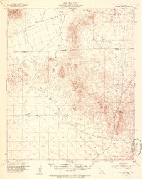 Palo Verde Mts. 1953 topographic map thumbnail