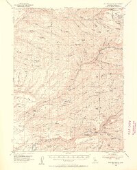 Panther Spring 1953 topographic map thumbnail