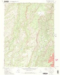 Paradise West 1980 topographic map thumbnail
