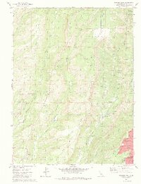 Paradise West 1980 topographic map thumbnail