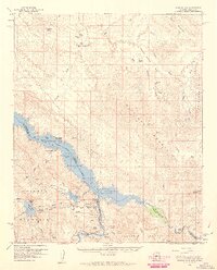 Parker Dam 1959 topographic map thumbnail