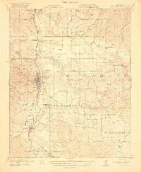Paso Robles 1919 topographic map thumbnail