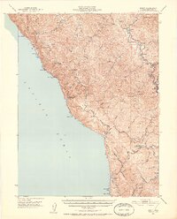 Piercy 1950 topographic map thumbnail