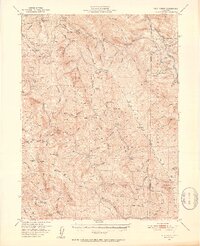 Pilot Creek 1951 topographic map thumbnail