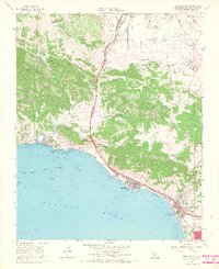 Pismo Beach 1965 topographic map thumbnail