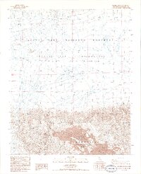 Placer Canyon 1986 topographic map thumbnail