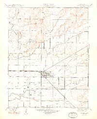 Planada 1948 topographic map thumbnail