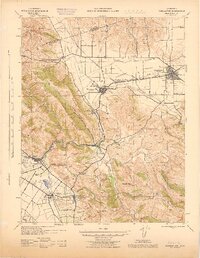Pleasanton topographic map thumbnail