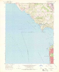 Point Bonita 1954 topographic map thumbnail