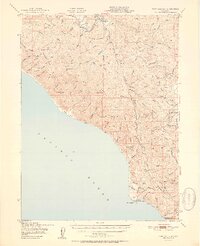 Point Delgada 1951 topographic map thumbnail
