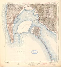 Point Loma 1942 topographic map thumbnail