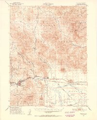 Portola 1950 topographic map thumbnail