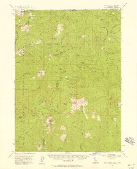 Preston Peak 1956 topographic map thumbnail
