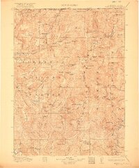 Preston Peak 1922 topographic map thumbnail