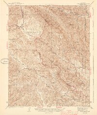 Priest Valley 1944 topographic map thumbnail