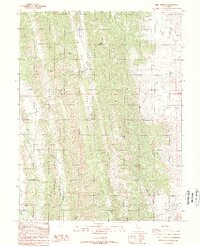 Rail Canyon 1989 topographic map thumbnail