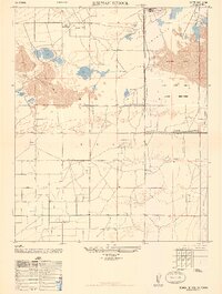 Redman School 1947 topographic map thumbnail