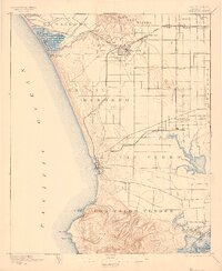 Redondo 1896 topographic map thumbnail