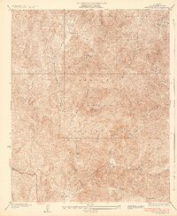 Redrock Mtn. 1936 topographic map thumbnail