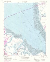 Redwood Point 1959 topographic map thumbnail