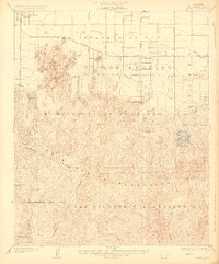 Reseda 1928 topographic map preview