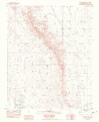 Resting Spring 1983 topographic map thumbnail