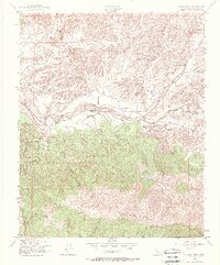 Reyes Peak 1943 topographic map thumbnail